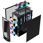 1STPLAYER DK-3 MID-TOWER TEMPERED GLASS GAMING PC CASE
