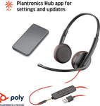 Plantronics Poly Blackwire C3200 Series Noise Cancelling Headset