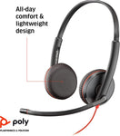 Plantronics Poly Blackwire C3200 Series Noise Cancelling Headset